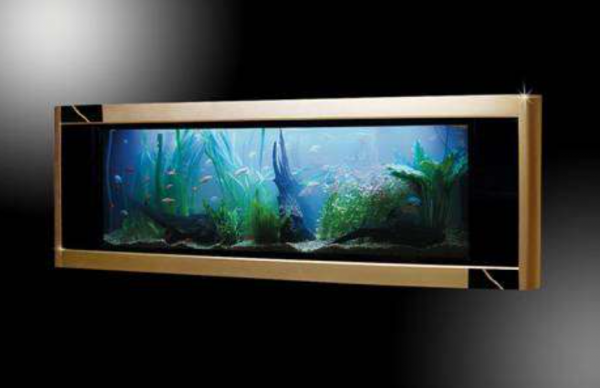 Aquarium modern dan canggih dengan teknologi audiovisual terintegrasi